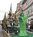 Kirmes parade Mühlhausen, Thuringia, Germany