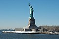 Statue of Liberty in snow