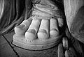 The toes of Miss Liberty found a home on American soil