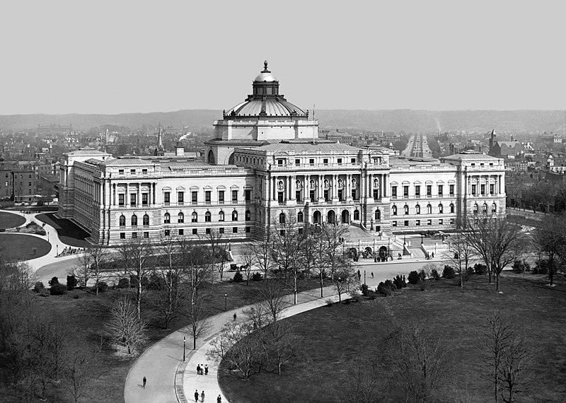 File:Library of Congress, Washington, D.C. - c. 1902.jpg